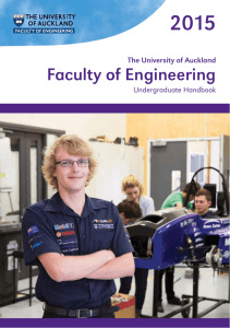 Faculty of Engineering - The University of Auckland