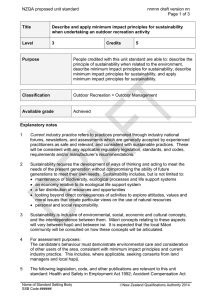 NZQA proposed unit standard nnnnn draft version nn