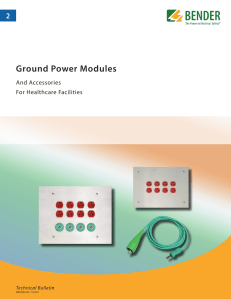 Technical Bulletin / Datasheet: Ground Power Modules