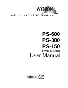 Power Supplies User Manual