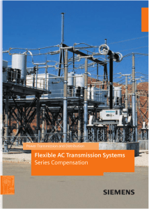 Flexible AC Transmission Systems Series Compensation