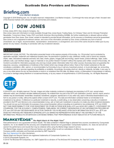 Scottrade Data Providers and Disclaimers