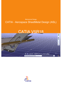 CATIA - Aerospace SheetMetal Design (ASL)