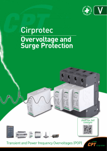 Overvoltage and Surge Protection