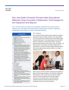 San José State University Pioneers New Educational Methods