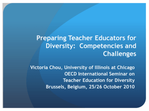 Preparing Teacher Educators for Diversity: Competencies