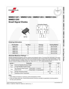 MMBD1205 Datasheet - Mouser Electronics