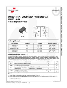 MMBD1505A Datasheet - Mouser Electronics