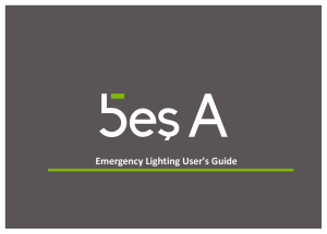 Emergency Lighting User`s Guide