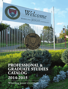 Catalog - Wheeling Jesuit University