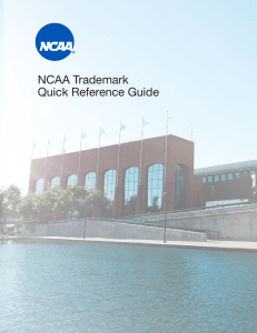 NCAA Trademark Quick Reference Guide