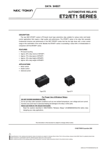 ET2-B3M1S Datasheet - Mouser Electronics