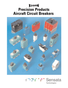 Klixon Aircraft Circuit Breaker Catalog