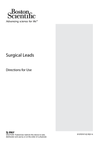 Surgical Leads - Boston Scientific