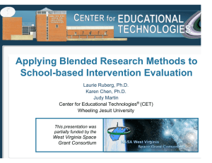 Applying Blended Research Methods to School