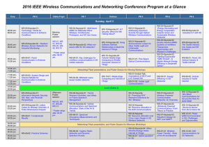 2016 IEEE Wireless Communications and Networking