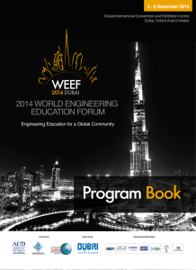 Program Book - 2014 World Engineering Education Forum