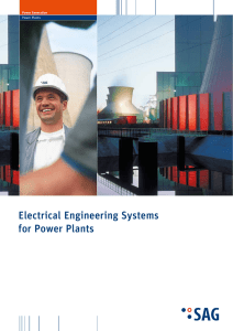 Electrical Engineering Systems for Power Plants