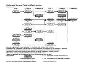 College of Dupage Electrical Engineering