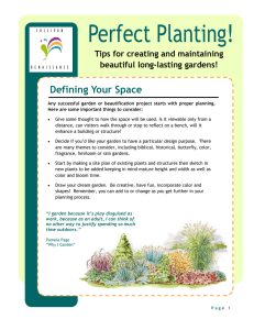 Perfect Planting Tip Sheet 2