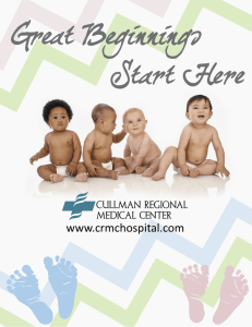 CRMC Maternity Center New Moms Booklet