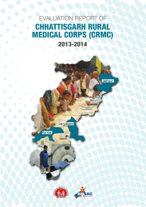 chhattisgarh rural medical corps (crmc)