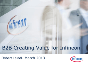 B2B Creating Value for Infineon