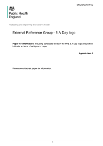 External Reference Group - 5 A Day logo