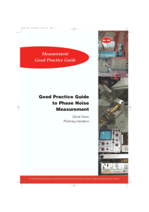 Good Practice Guide to Phase Noise Measurement