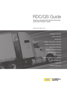 RDC/QS Guide - Hubbell Lighting