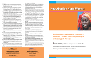 How Abortion Hurts Women