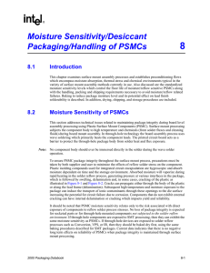 Moisture Sensitivity/Desiccant Packaging/Handling of PSMCs