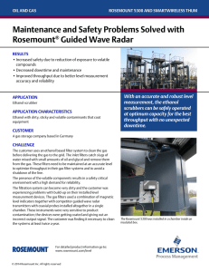 Maintenance and Safety Problems Solved with Rosemount® Guided