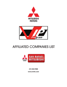 affiliated companies list