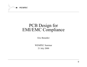 PCB Design for EMI/EMC Compliance
