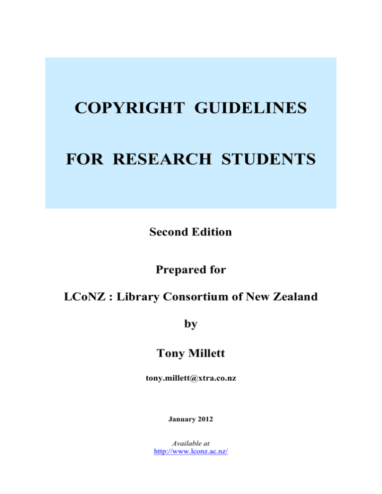 copyright in research methodology