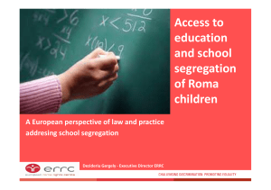 ERRC school segregation roma Dezideriu Gergely final