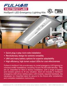 HotSpot1 LED Emergency Lighting Kits