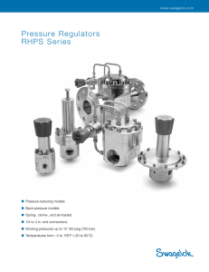 Pressure Regulators RHPS Series