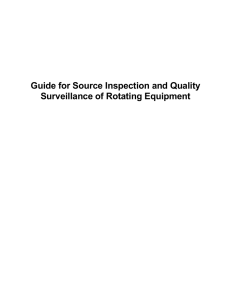 Study Guide for the Source Inspection of Rotating Equipment