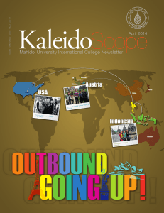 kaleidoscope volume 2.14 - Mahidol University International College