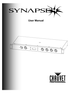 Synapse 4 User Manual Rev. 2