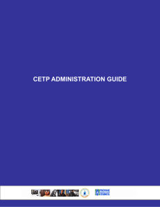 cetp administration guide