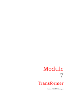 Three Phase Transformer