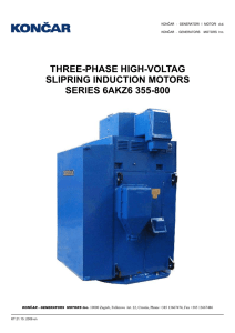 Cataloque HV Slipring Motors