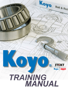 Koyo Training Manual