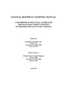 Coastal Roadway Lighting Manual