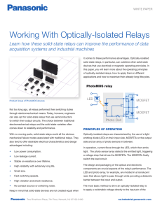 Working With Optically-Isolated Relays