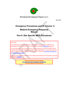 PDO MER procedure PR 1243B
