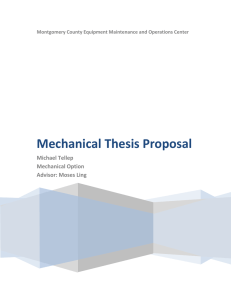 Mechanical Thesis Proposal